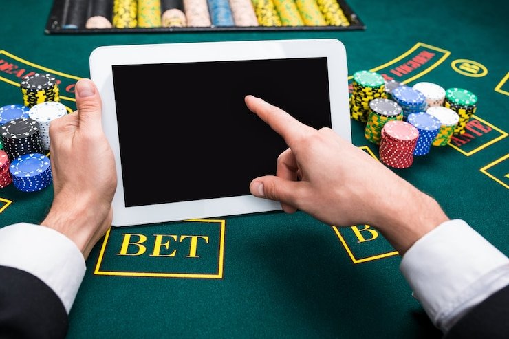 Ilustrasi akses sports betting dengan perlindungan fitur keamanan terbaru